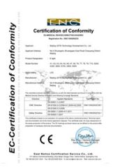 Certificate qualification certificate from Sanhe Lefis Electronics Co., Ltd.