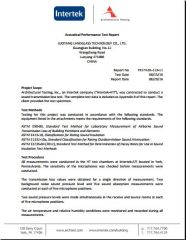 LandVac vacuum insulated glass ATI Test Report certificate from Luoyang LandGlass Technology Co., Ltd.
