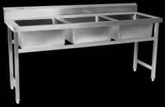 Stainless Steel Hand Wash Basin Finish Matt Durability High Steel Grade SS 304 Performance Efficient Mounting Type Wall - Image 1