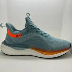 Factory Custom Reflective Yarn Flyknit Upper and Popcorn TPU Sole Breathable Fashion Running Sport Sneaker Shoes - Fujian Ruihe New Material Technology Co., Ltd