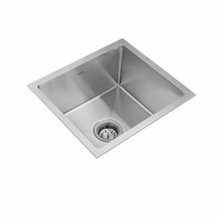 Stainless Steel Kitchen Sinks, Sink Type: Single Bowl Sink Brand Own Shape Square Color Silver Drainer Is Attached Yes Material Stainless - Image 2