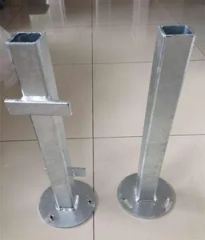 Steel Galvanized Ground Screw Pile Foundation Origin China HS Code 73089000 Hole Shape Square Material Metal, Steel Application Industrial - Image 4