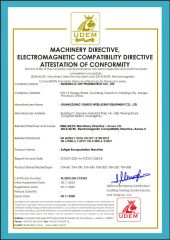 Softgel Encapsulation Machine certificate from Nanjing D-Top Pharmatech Co., Ltd.