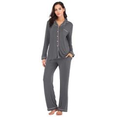 Wholesale Women′ S House Wear, Women 2 Piece Pajamas Women Night Wear Home Essential Knit Clothes, Clothing, Pajamas Set - Image 5