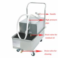 Commercial Use Oil Filter Cart for Kitchen Equipment - Image 2