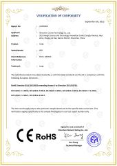 ROHS STIM certificate of Shenzhen Lovisle Technology Co., Ltd. – certificate photo, supplier certificates section