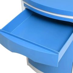 Hospital Furniture Medical ABS Plastic Hospital Bedside Locker Cabinet Medical Bedside Tables - Image 5