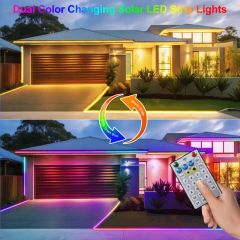 Color Changing Solar Rope Lights, RGB LED String Lights for Holiday, Party - Image 3