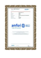 BSCI certificate from Xiamen Years Trading Co., LTD.