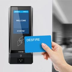 Poe Clock HTTP Server MIFARE Card Reader with Touch Screen IP68 Access Control Machine - Image 3