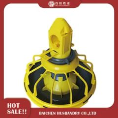 Poultry Farming Equipment Plastic Automatic Chicken Feeding Pan - Image 1