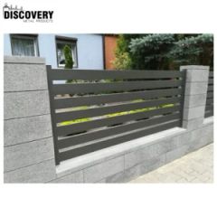 Aluminium Horizontal Customized New Design Slat Fence for Front Yard - Shandong Discovery Metal Products Co., Ltd.