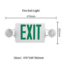 Adjustable LED Lamps Exit Emergency LED Light Combos Origin China Trademark None Battery Type Acid Model NO. 2025102701 Certification CE, RoHS - Image 5