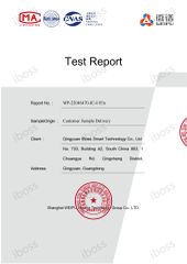 Test Report certificate from Qingyuan IBoss Smart Technology Co., Ltd.