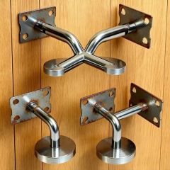 Tainless Steel Handrail Bracket, Rust-Proof Moisture-Proof, Bathroom&Kitchen - Image 1