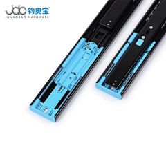 Shining Finish Rebound Ball Bearing Drawer Slides for Furniture Drawer - Foshan Shunde Junaobao Hardware Co., Ltd.