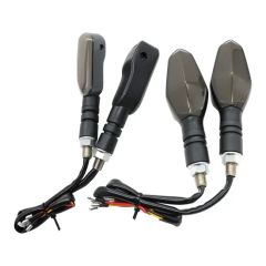 Car Amber Turn Signal Projector Light Ground Indicator Lamp Motorcycle Turn Signals LED Light - Image 2