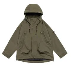 Wholesale Custom Long Winter Green Hooded Jacket for Men MOQ 100PCS Gender Men Style Hoody Color Green Origin China Season - Yancheng Yunqian Apparel Co.,Ltd