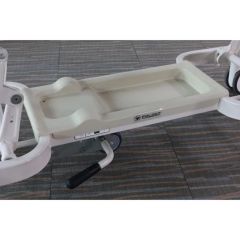 Sfda Approved Manual Hospital Patient Transport Cart Mattress 2cm Condition New Folded Unfolded Caster 8 Inches Model NO. - Image 4