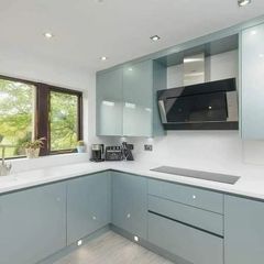 L Shaped Modular Kitchen Design Types L-shaped Hardware Brand Customized Cabinet Material BWP Plywood Countertop Material - Image 10