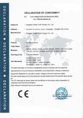 CE Certification certificate from Qingdao Create Trust Industry Co., Ltd.