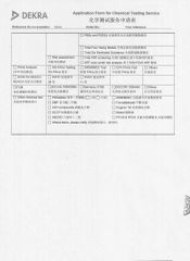 RoSH certificate from ZHONGSHAN AOSIMAN LIGHTING CO., LIMITED