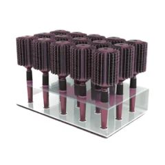 Elegant 2-Tier Acrylic Nail Polish Organizer for Retail Spaces - Image 5