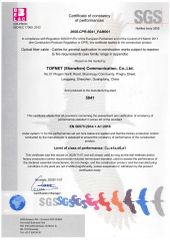 Cca CPR-01 certificate from TOPNET (SHENZHEN) COMMUNICATION CO.,LTD