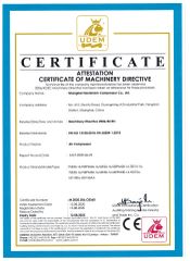 CE certificate certificate from Hanke Compressor (Shandong) Co., Ltd.