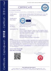 CE Certificate certificate from Wuxi Wanlv Intelligent Technology Co., Ltd