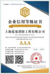 Credit Rating Certificate certificate from Shanghai Lanyan Fire Protection Engineering Co. Ltd.