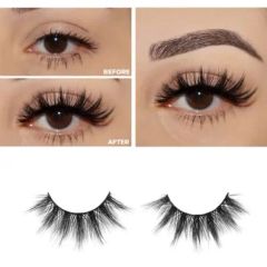 Mink Eye Lashes Strip Eyelashes Vendor 3D Faxu Mink Full Strip Eyelashes - Jinan Fosychan International Trading Co., Ltd.