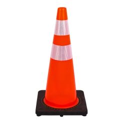 Stackable 36-Inch Reflective Traffic Cones with Flexible Bases - Image 4