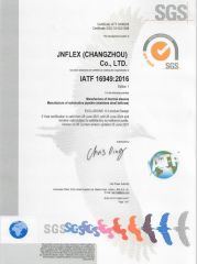 IATF 16949 certificate from JNFLEX (CHANGZHOU) CO., LTD.