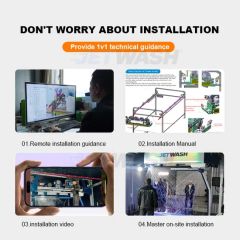 Double Arms Factory Sale Self Service Automatic Car Wash Multiple Accessories Included Six Air Dryers and High Pressure Cleaners Car Washing Machine - Image 3