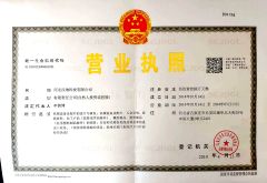 Business License certificate from Hebei Hanna Technology Co., Ltd.