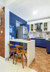Modular Kitchen Cabinets Base Materials Ply, Mdf, Hdf Construction Type Modular And Semi Modular Finishing Materials Laminates, Acrylic, Membrane, Glass, - Image 1