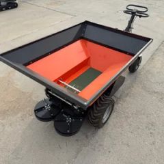 Self Propelled Compost Spreader Double Disc Lawn Spreader Wide Area Rotary Garden Agricultural Fertilizer Spreader - Shandong Haochen International Trade Co., Ltd.