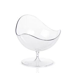 BPA Free 50ml Transparent Irregular Shape Disposable Cocktail Glass - Image 5