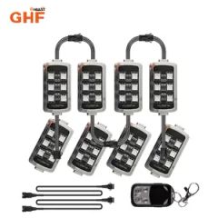 New Remote Control Controls Motorcycle Atmosphere Lights Car RGB Color Light Bar - Image 6