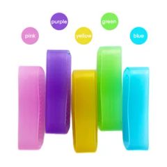 Cleaning Nail Brush Plastic Small Portable Colorful Brush - Image 3
