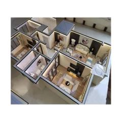 Professional Custom Modern Residential Interior Space Miniature Scale Model - Image 6