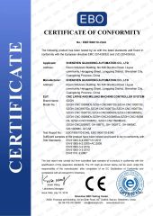 CE certificate from Shenzhen Guanhong Automation Co., Ltd.