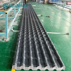 Laminas PVC Synthetic Terracotta Roof Tile Sheet Plastic Resin Telha PVC Colonial Roma Roof Tiles - Guangdong Jajahouse New Materials Technology Co., Ltd.