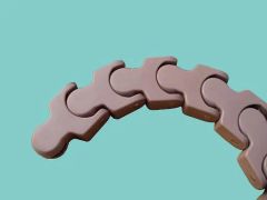 1701 Tab Plastic Transmission Conveyor Chains - Image 3