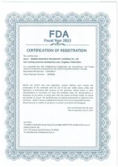 FDA certificate from Beijing Jingdong Technology(Laoting) Co., Ltd.