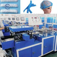 Full Automatic Multi-Types Disposable Doctor Hairnet Mesh Surgical Cap Making Machine - Image 2