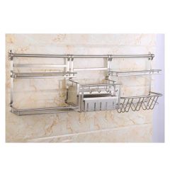 Condiment Storage Rack Double Layer Spice Jars Rack Kitchen Storage Holder Multifunction Kitchen Organizer Storage Shelf Rack - Image 5
