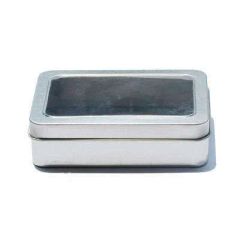 Custom Printed Metal Rectangular Empty Hinged Tins Mini Portable Box Containers Small Empty Condoms Metal Tin Box - Image 3