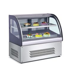 Splendid Vertical 1.8m Cake Cabinet Display Freezer with Marble - Image 4